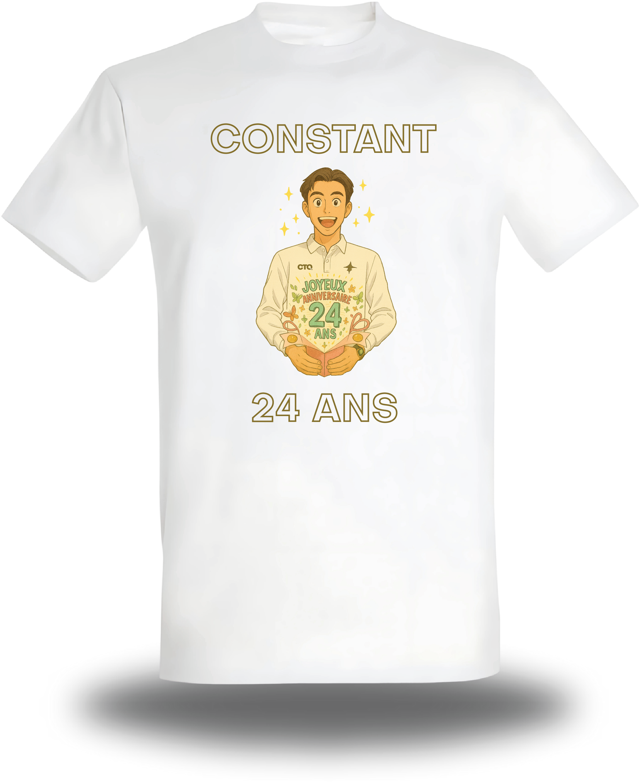 T-Shirt Anniversaire personnalisé